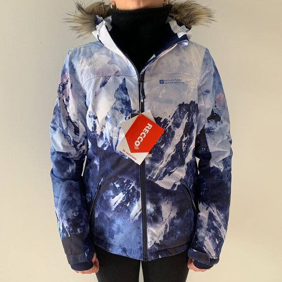 Mountain Print Nordic Extreme Printed Women's Ski Jacket - Picture 10 of 16